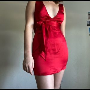 One of a kind silk reformation mini dress